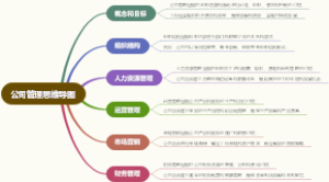 公司管理思维导图