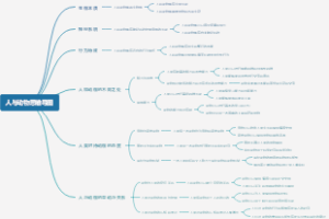 人与动物思维导图