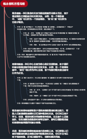 概念图和思维导图
