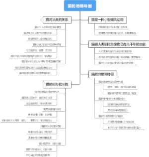 猫的思维导图