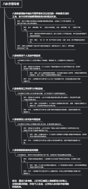 八卦思维导图