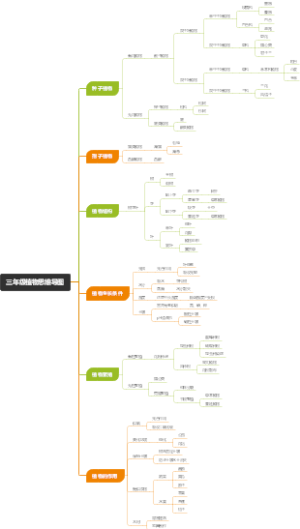 三年级植物思维导图