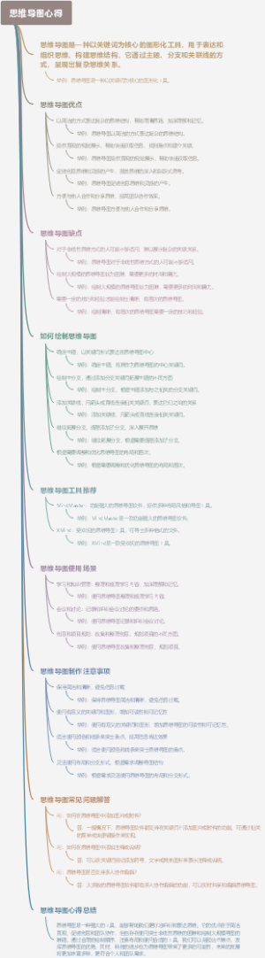 思维导图心得