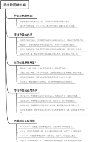 思维导图讲学案