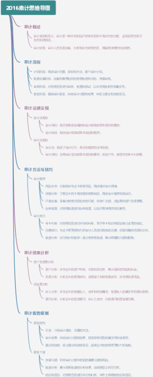 2016审计思维导图
