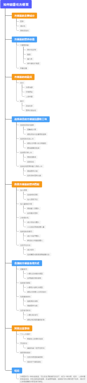 如何健康吃方便面