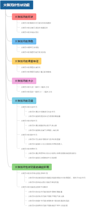 火秧竻叶性状功能