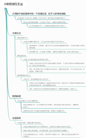 少府的定位主治