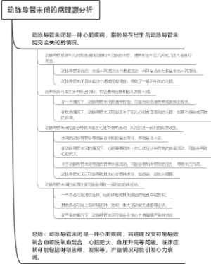 动脉导管未闭的病理额分析