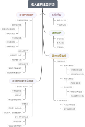 成人正畸注意事项
