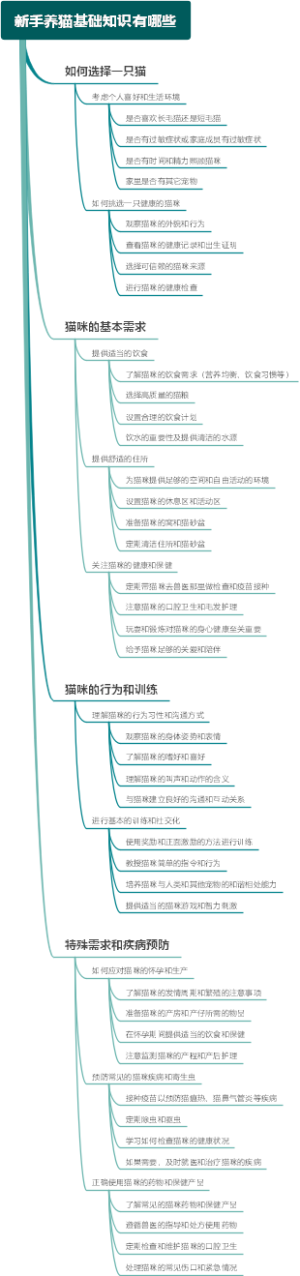 新手养猫基础知识有哪些