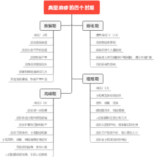 典型麻疹的四个时期