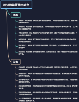 纯钛烤瓷牙优点缺点
