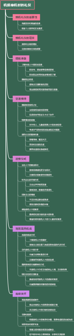 机场接机时的礼仪
