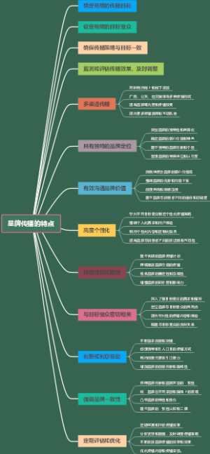 品牌传播的特点