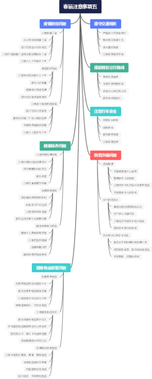 春运注意事项五