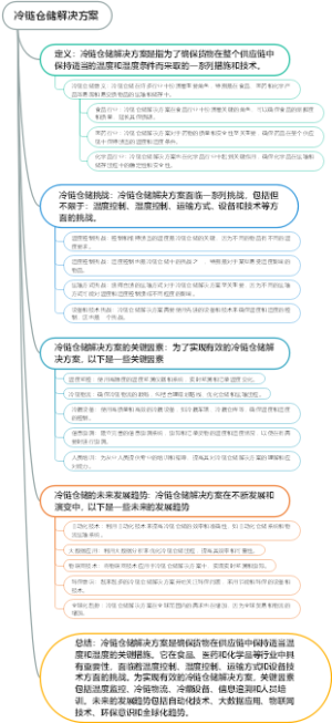 冷链仓储解决方案