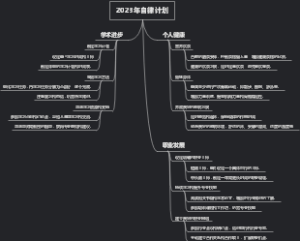 2023年自律计划