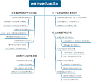 教师历史教学总结范文