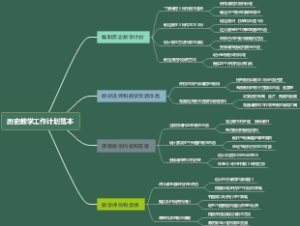 历史教学工作计划范本
