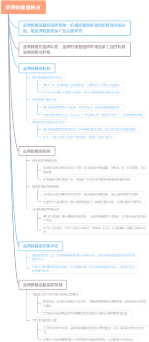 品牌传播的特点