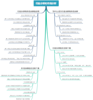 行业分析和市场分析