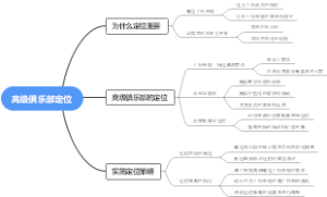 高级俱乐部定位
