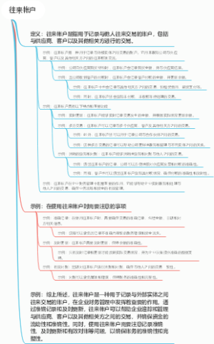 往来帐户