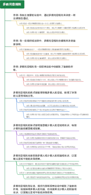 多数同意规则