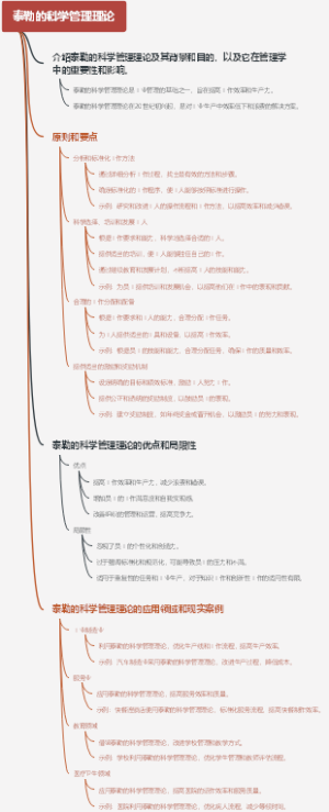 泰勒的科学管理理论