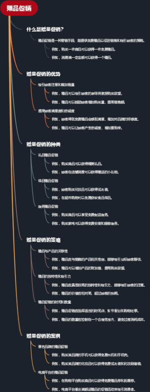 赠品促销