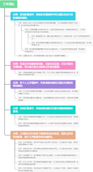 工作简化
