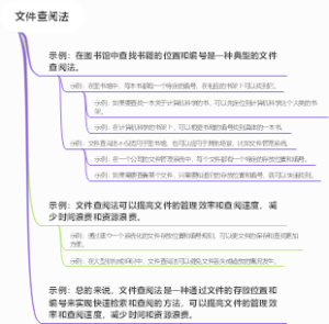 文件查阅法