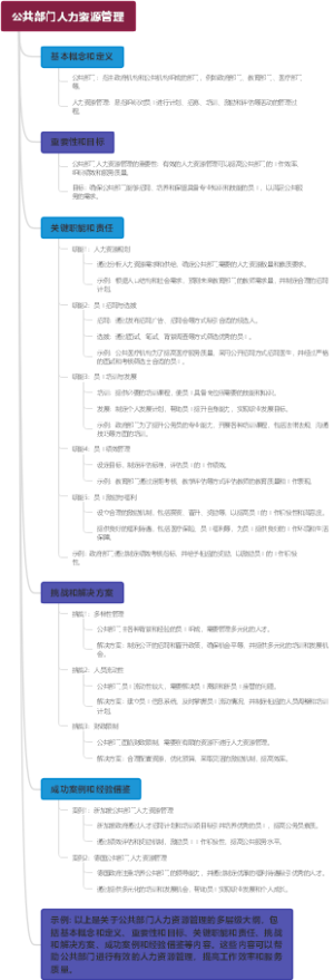 公共部门人力资源管理