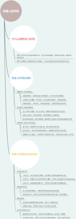 管理人员开发