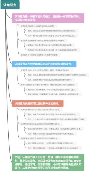 认知能力