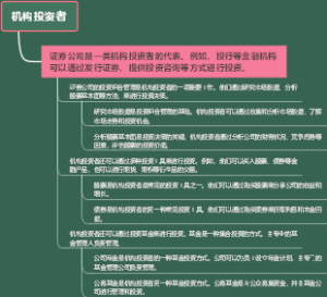 机构投资者