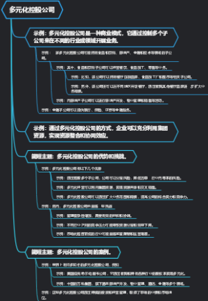 多元化控股公司