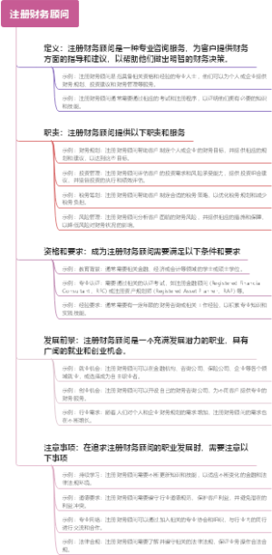 注册财务顾问