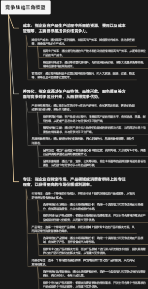 竞争战略三角模型