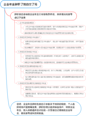企业年金辞职了就白交了吗