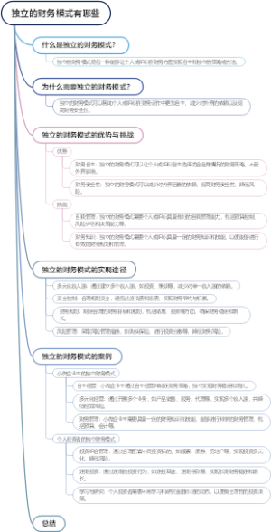 独立的财务模式有哪些