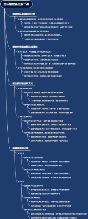 团队管理最重要三点