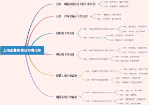 上市企业类型分为哪几种