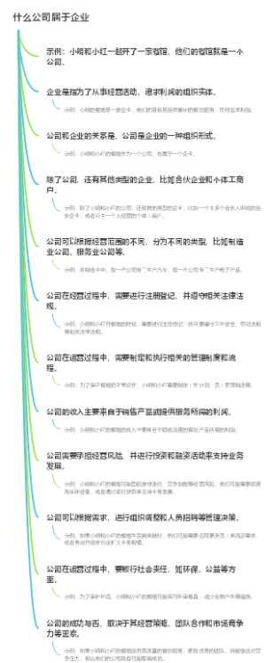 什么公司属于企业