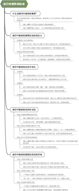 自行申报纳税制度