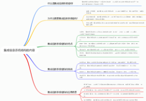 集成信息系统结构的内容
