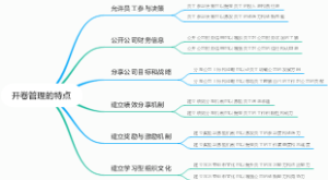 开卷管理的特点