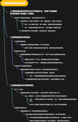 大规模定制的基本思想