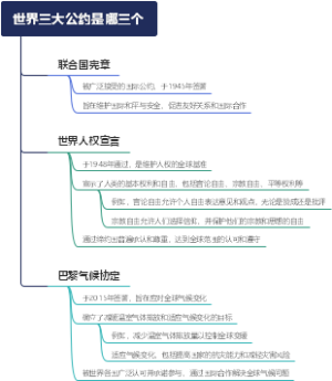 世界三大公约是哪三个